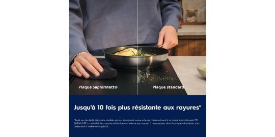 Plaque induction ELECTROLUX EIS87553IZ SaphirMatt 80cm