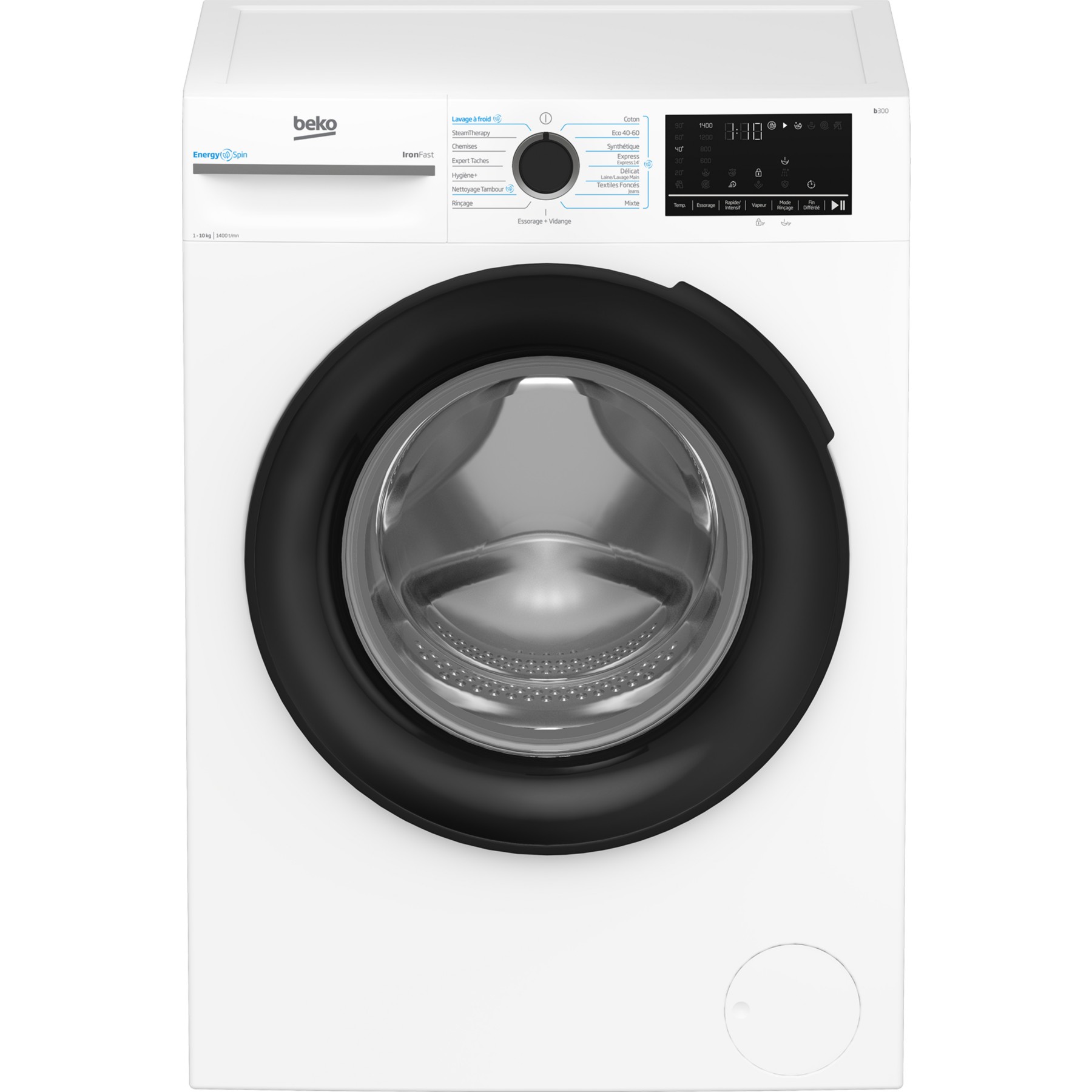 Lave linge hublot BEKO BM3WFU410411B
