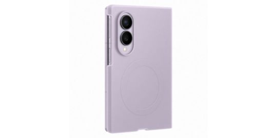 Pack SAMSUNG coque silicone magnétique Lavande + protège écran Fold 8