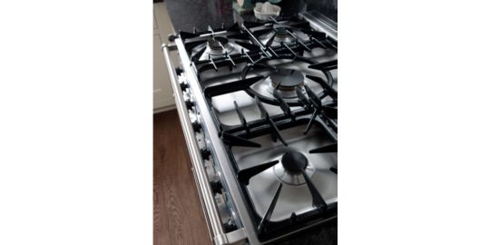 Piano de cuisson gaz FALCON PKR CONT MIXTE INOX CHROM GM