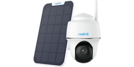 Caméra de surveillance REOLINK B420 + panneau solaire Blanc