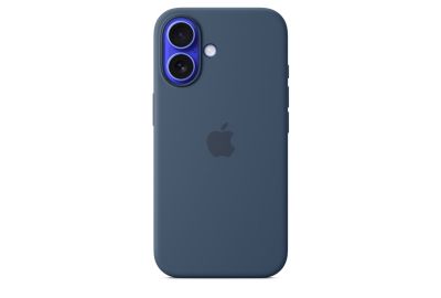 Coque APPLE iPhone 16 MagSafe denim silicone