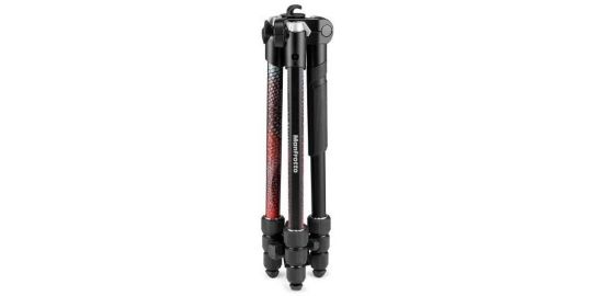 Trépied MANFROTTO Element MII Aluminium Red 4 Sections BH