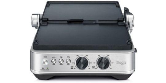 Grille-viande SAGE APPLIANCES SGR700BSS4EEU1 inox 2 zones de cuisson, plaques amovibles, 33x25 cm