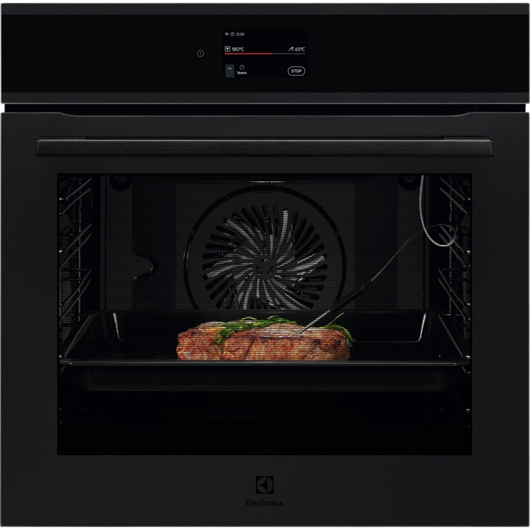Four encastrable ELECTROLUX EOE9P3XT Pyrolyse Noir mat, Chaleur tournante et Sonde 71L