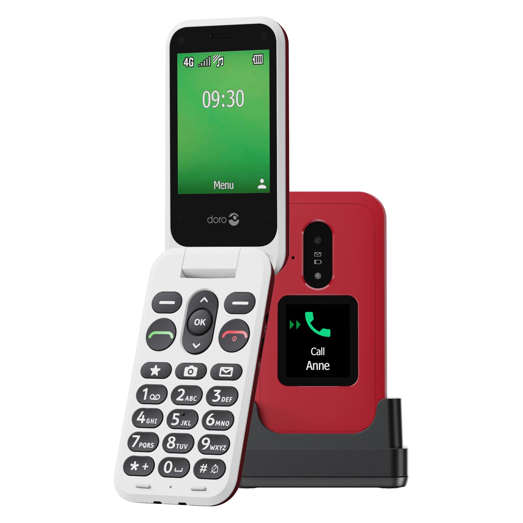 Téléphone portable DORO Leva E30 Rouge