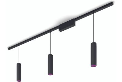 Plafonnier PHILIPS HUE W&C Perifo 3 cylindres noir