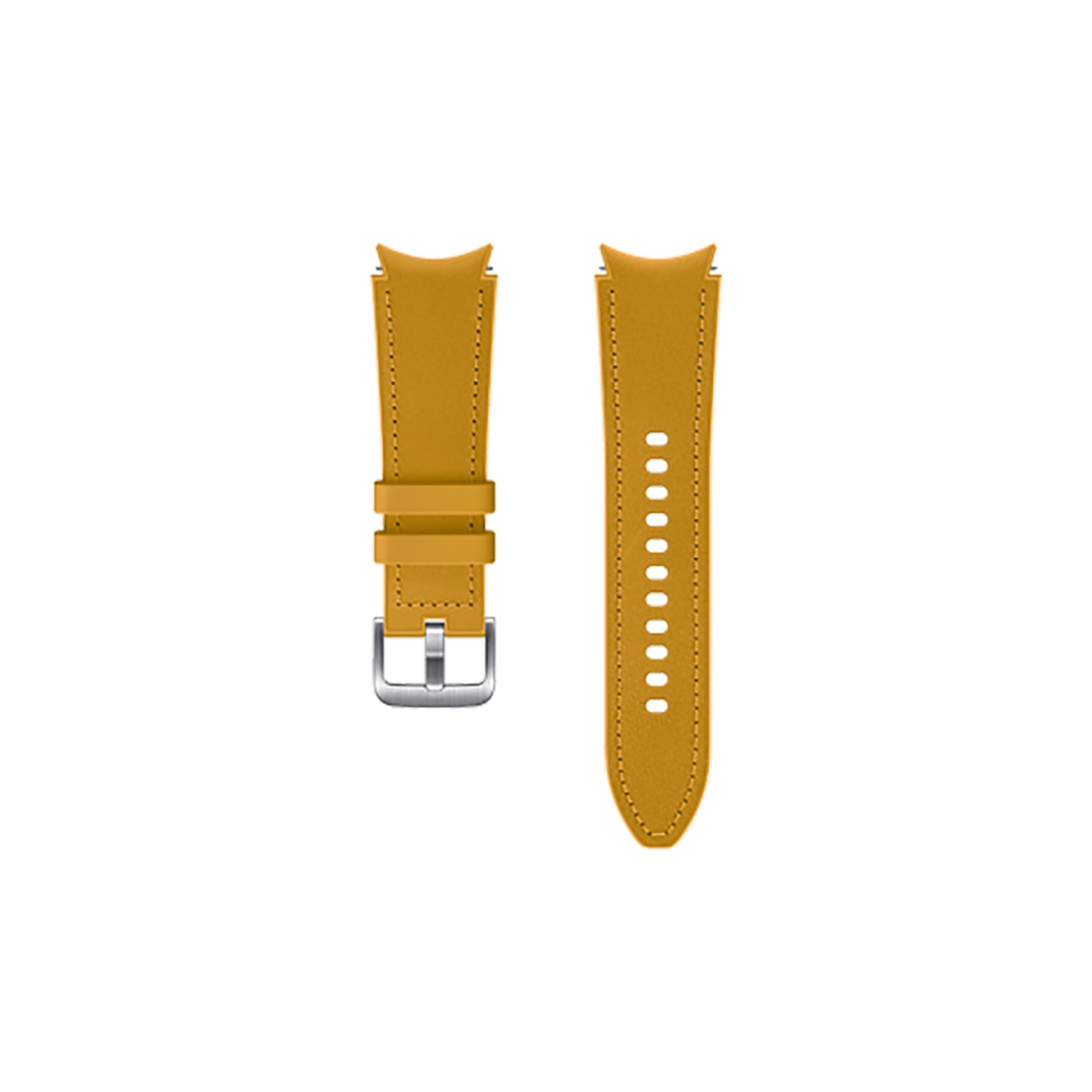 Bracelet SAMSUNG Watch 4/5/6 Cuir 115mm jaune
