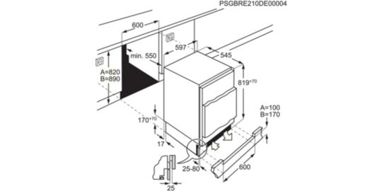 Réfrigérateur top encastrable ELECTROLUX EXB3AE82R