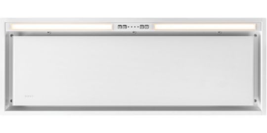 Hotte encastrable NOVY CRYSTAL 26080  90cm Verre Blanc