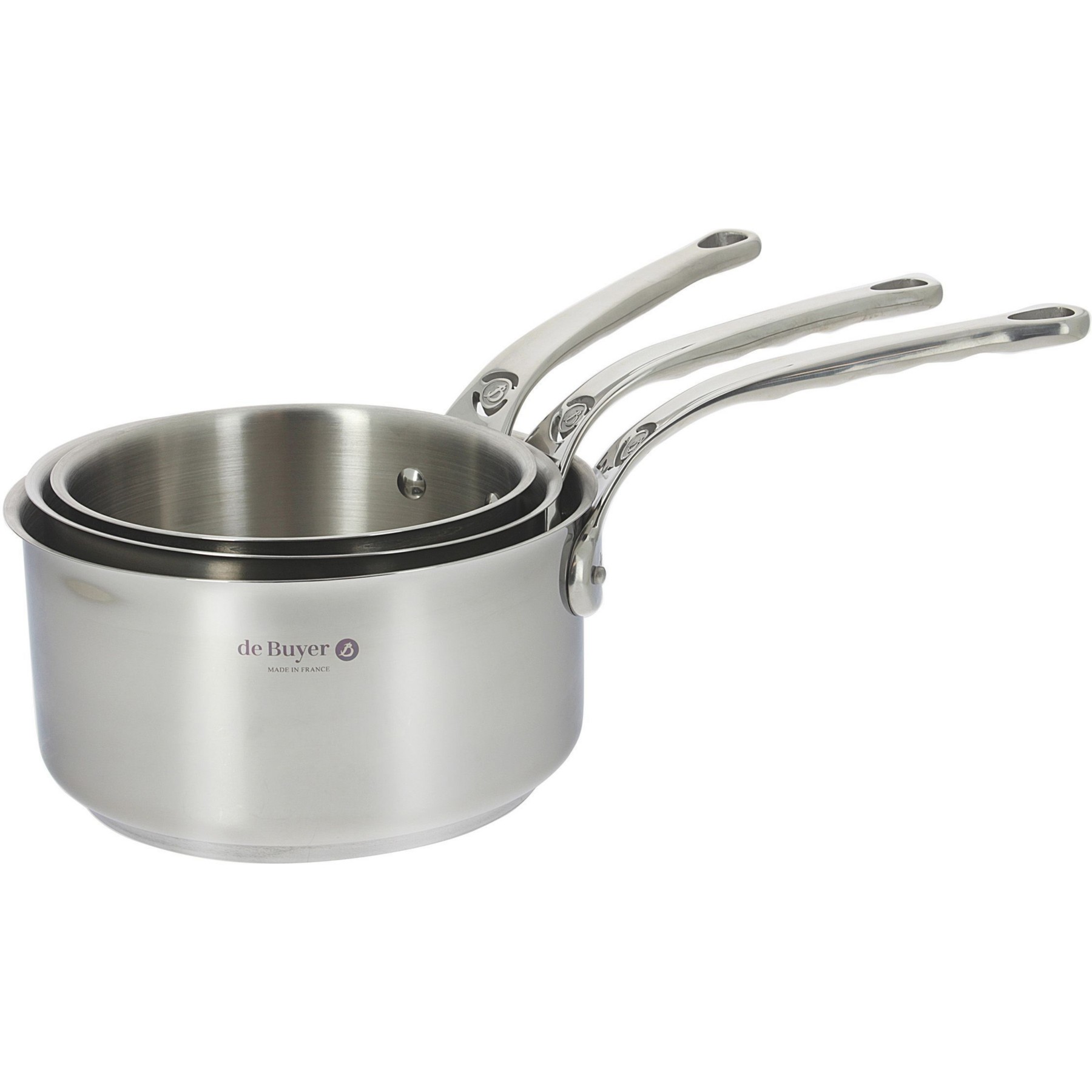 Casserole DE BUYER lot de 3 milady 16 18 20 cm 3410.03