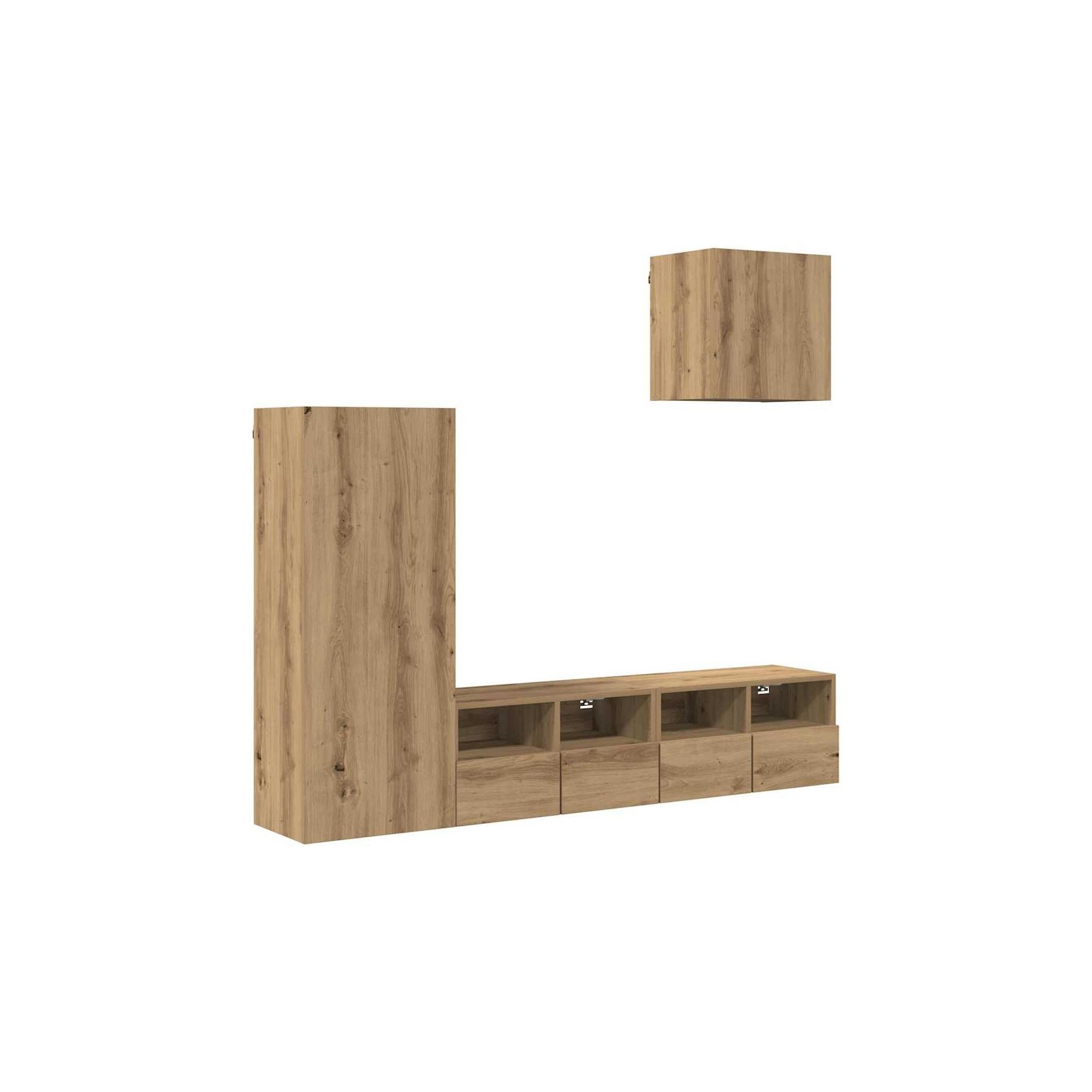 Meuble TV HELLOSHOP26 Meuble TV mural moderne minimaliste 40,5