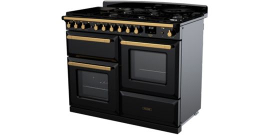 Piano de cuisson mixte FALCON ESTEL DELUXE OC TAB MIX 110 CM NOIR BRIL