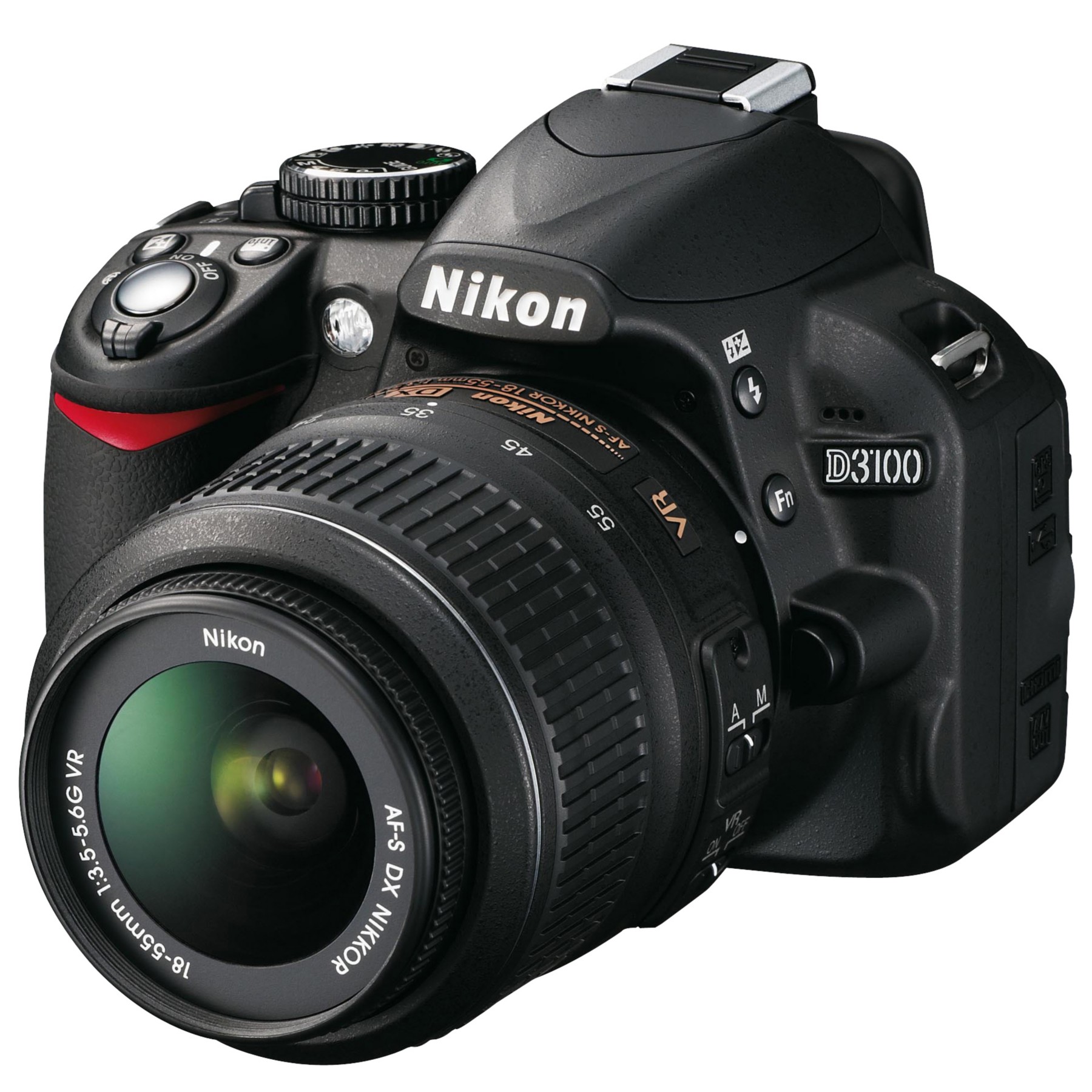 Appareil photo Reflex NIKON D3100 + 18-55vr + 55-200vr Reconditionné