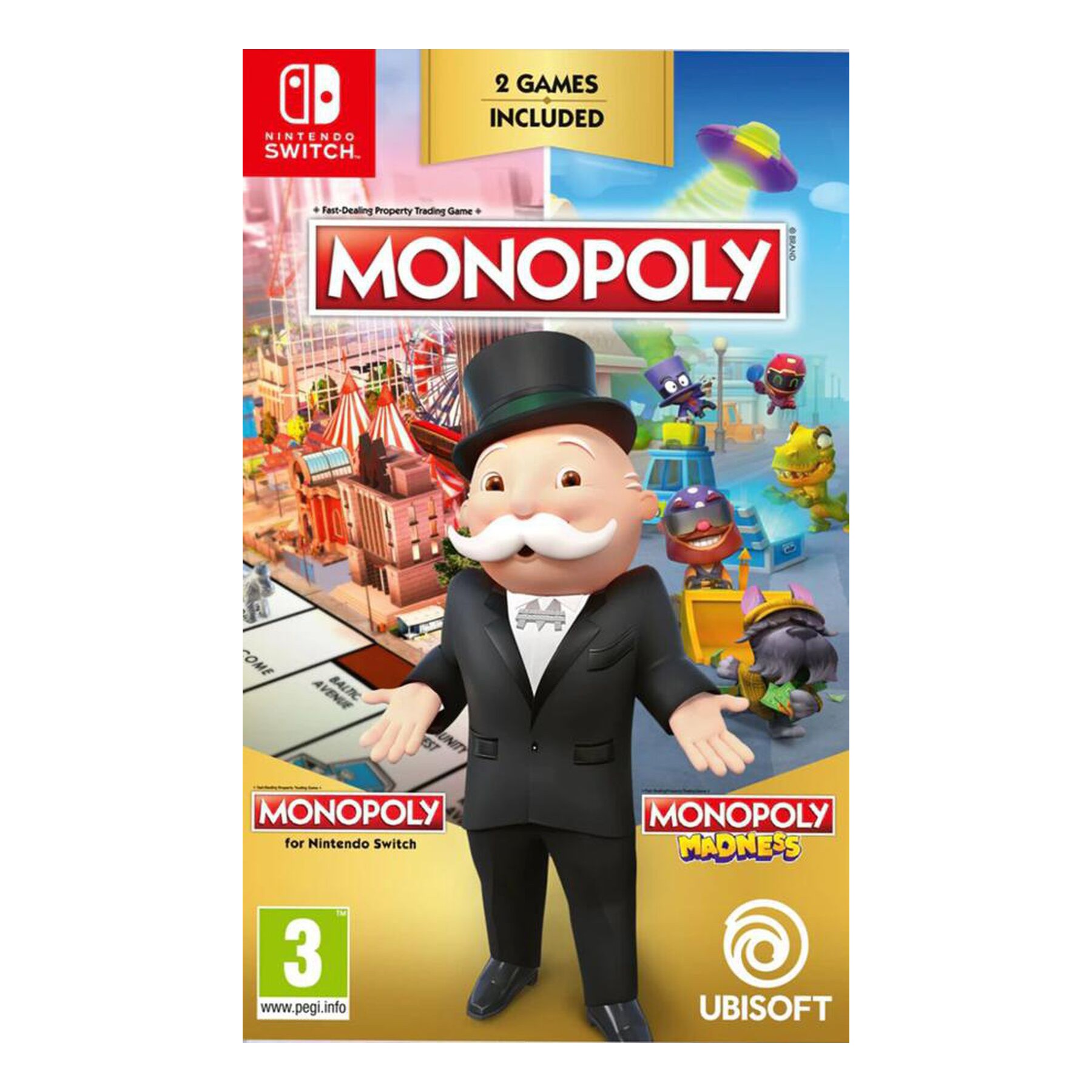 Jeu Switch UBISOFT Monopoly Classic + Monopoly Madness