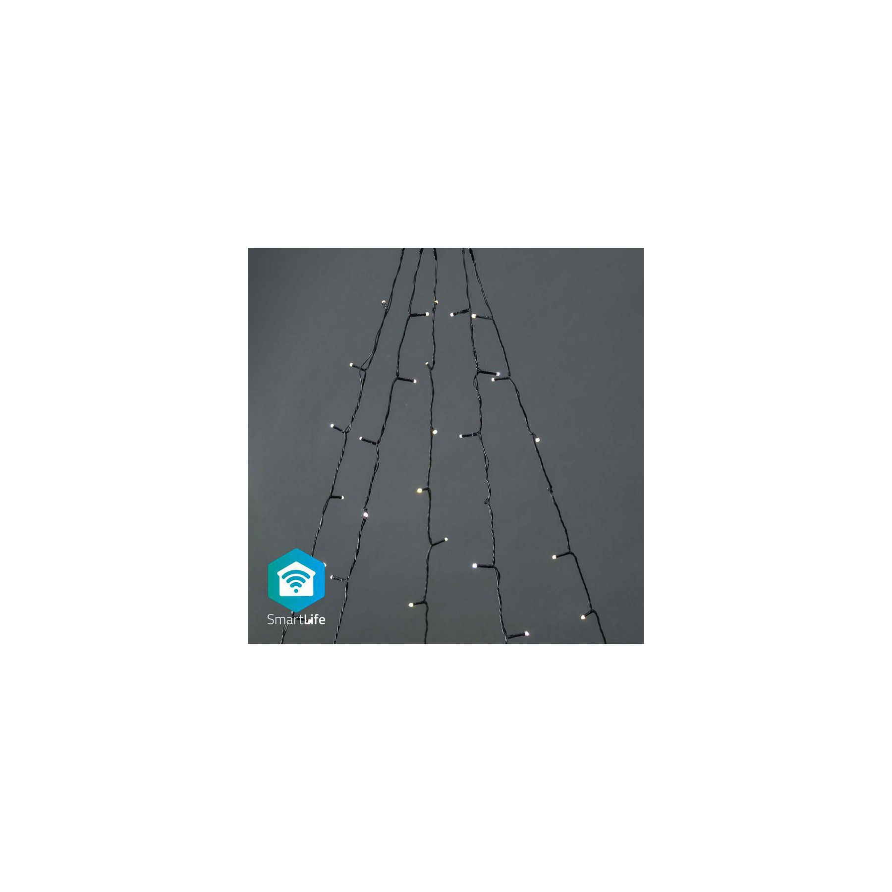 Guirlande lumineuse NEDIS Arbre suspendu Wi-Fi intelligent 200 LED