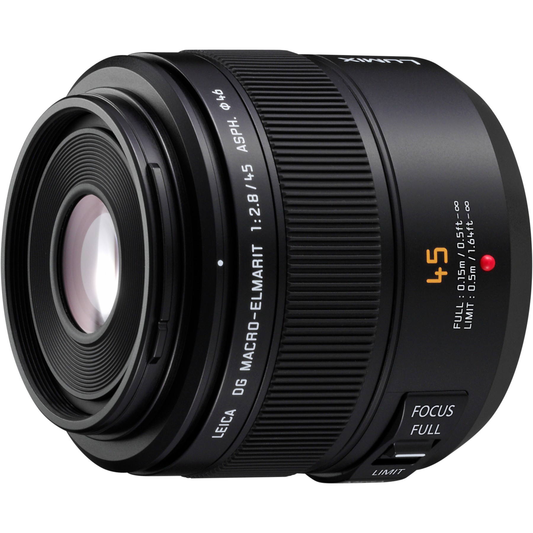 Objectif pour Hybride PANASONIC 45mm f/2.8 Macro Leica DG Elmarit