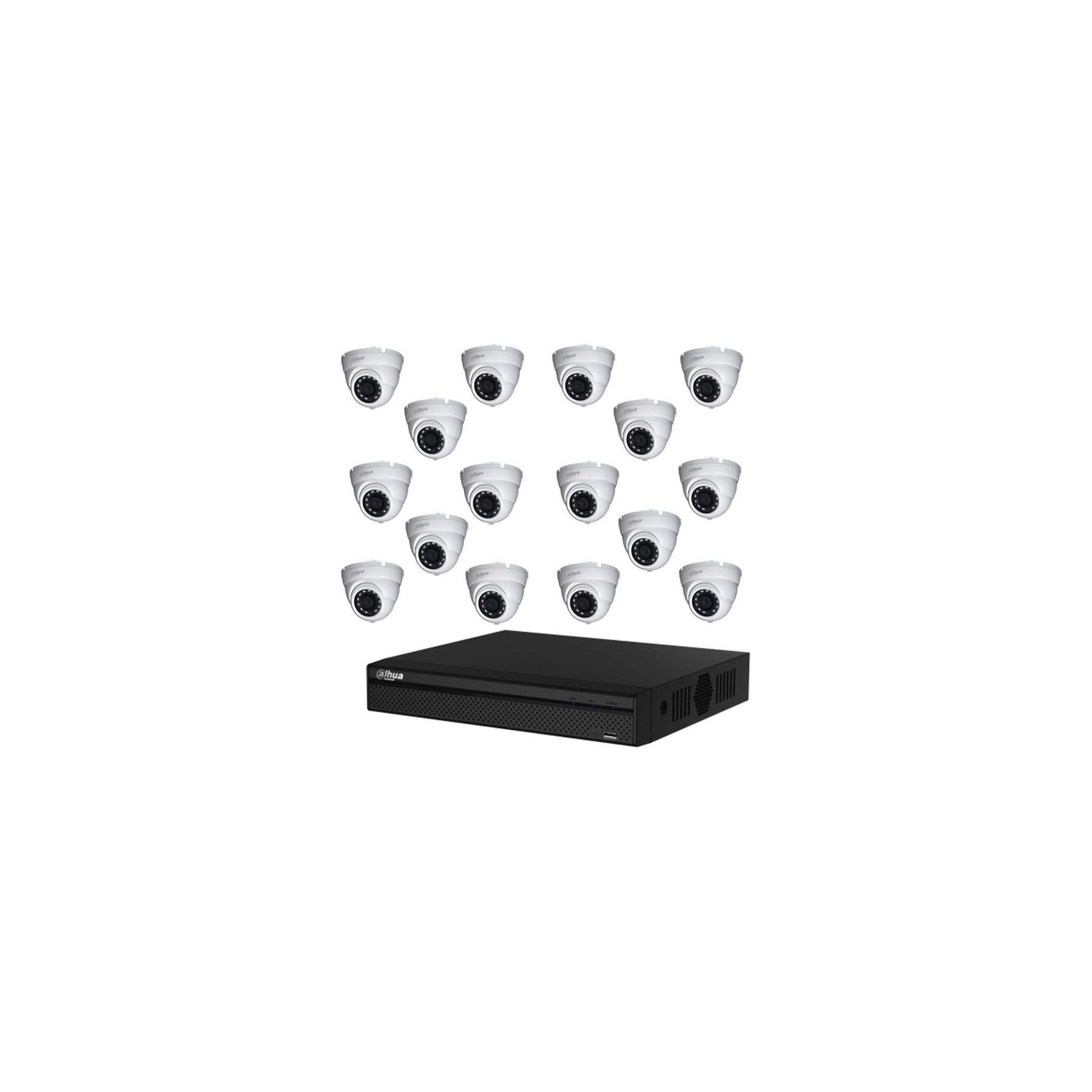 Caméra de sécurité DAHUA Pack de vidéosurveillance CVI 16 caméras