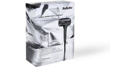 Sèche cheveux professionnel BABYLISS Titanium Shine 1600 D6200DE