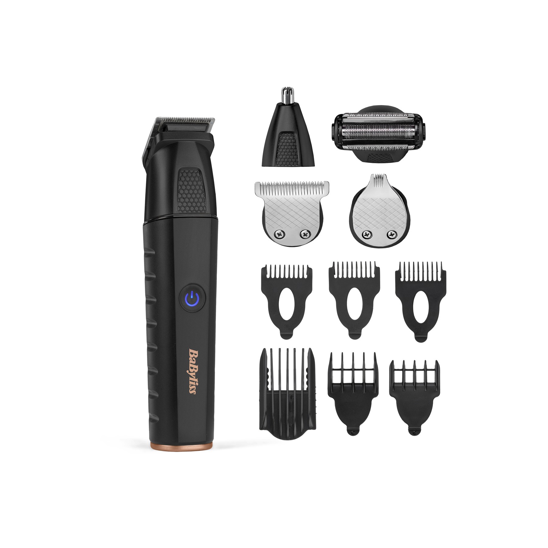 Tondeuse multi usages BABYLISS Black Lithium MT814E 11 en 1