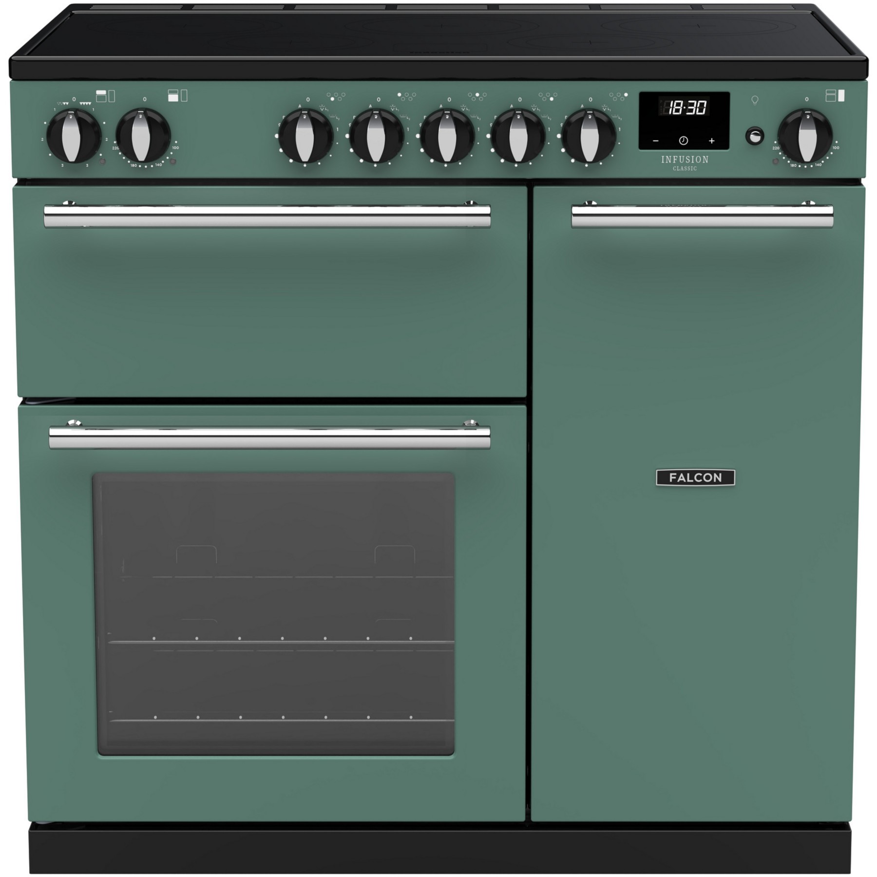 Piano de cuisson induction FALCON INFUSION NGC TAB IND 90 CM VERT MINERAL