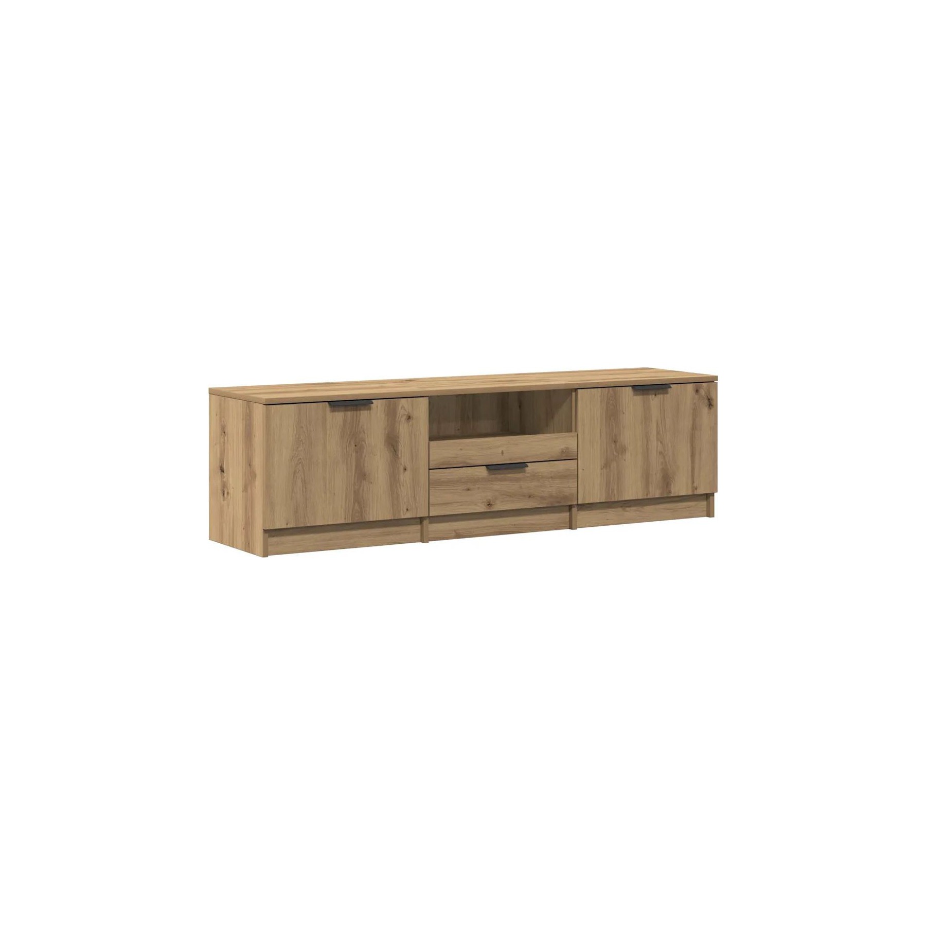 Meuble TV HELLOSHOP26 Meuble TV avec rangement moderne 140 x 3
