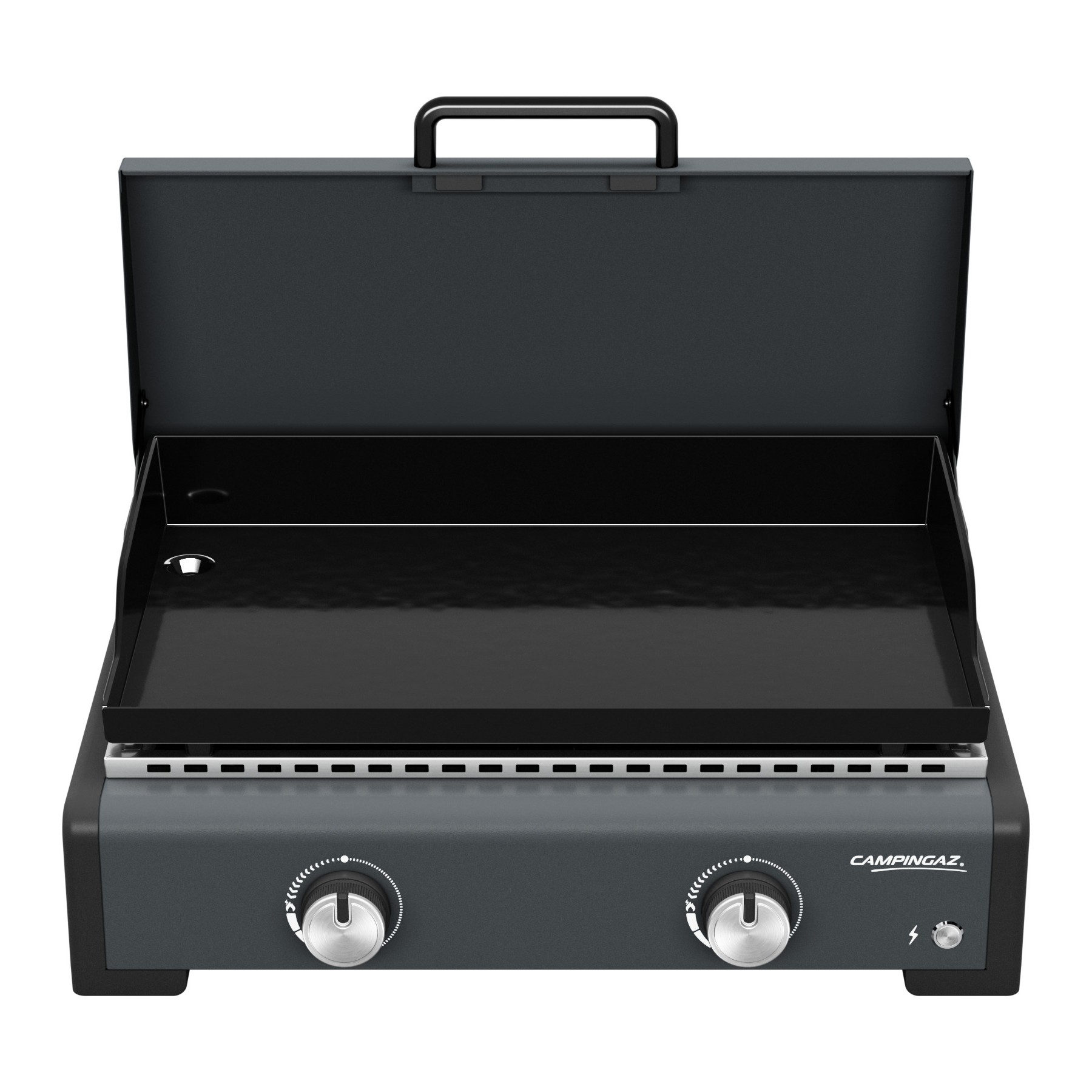 Plancha gaz CAMPINGAZ SIGMA 2 2210869 noir 2 brûleurs à poser, 58x36 cm
