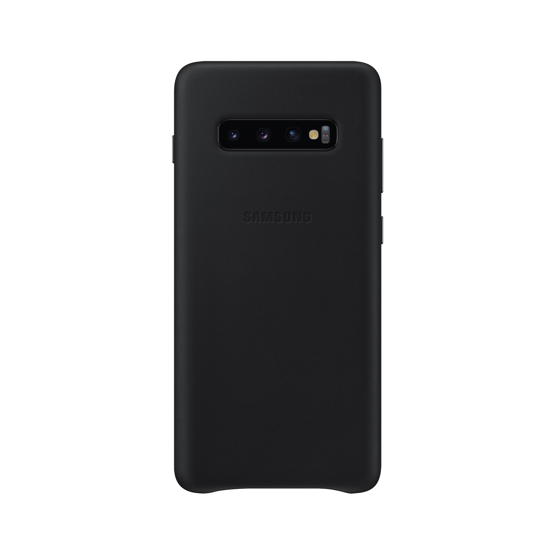 Coque SAMSUNG S10+ Cuir noir
