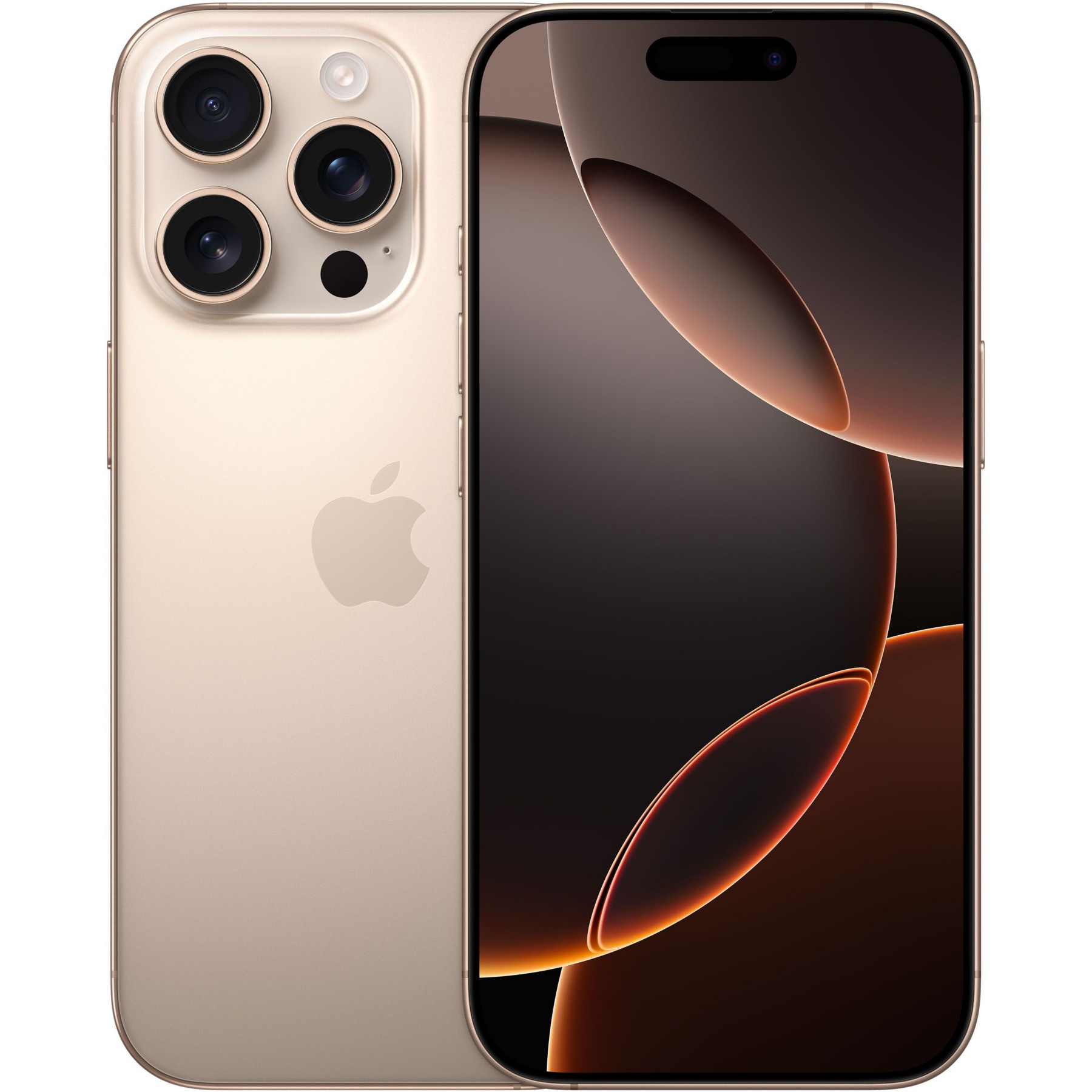 Smartphone APPLE iPhone 16 Pro Titane Sable 128Go Reconditionné
