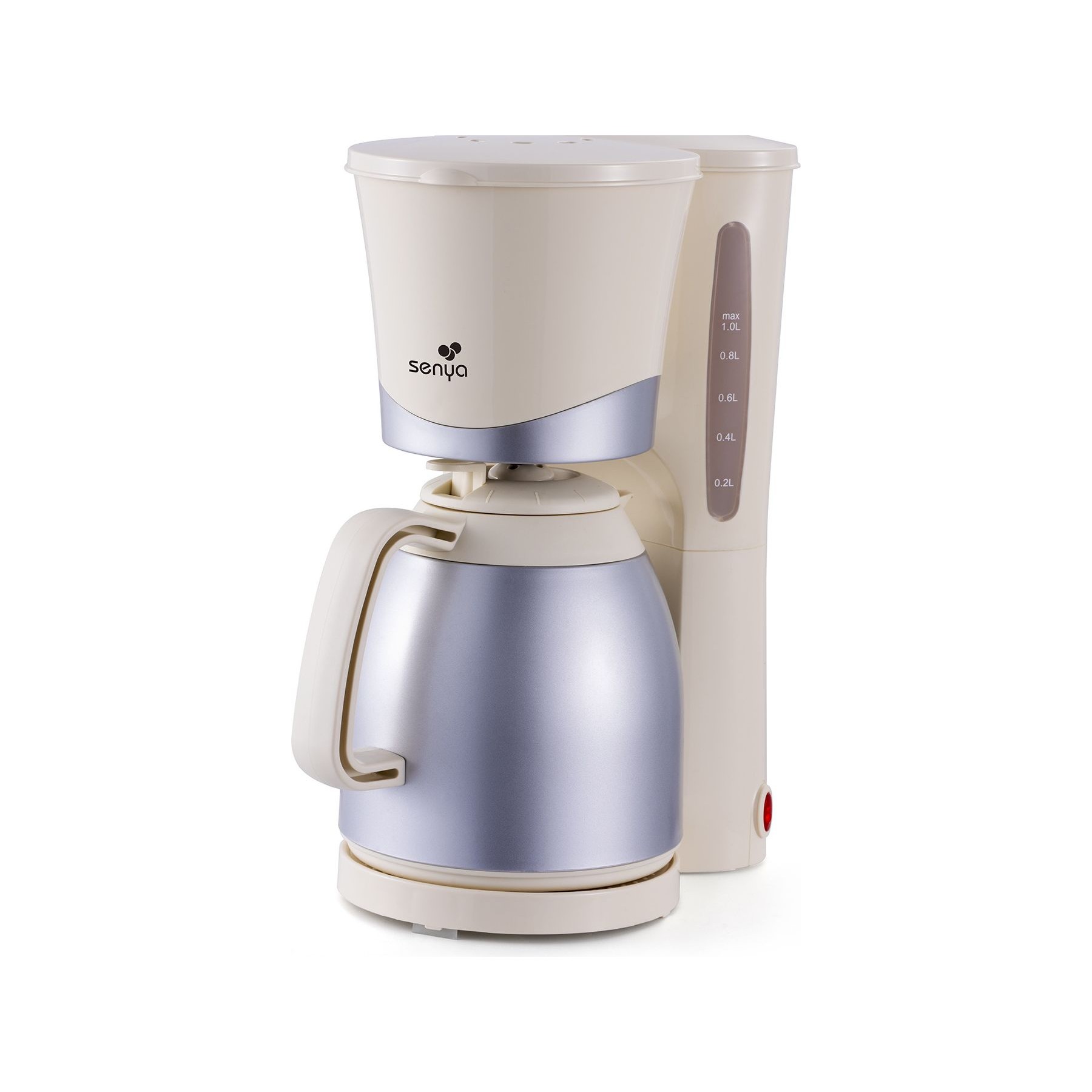 Cafetière filtre SENYA Simple Coffee - Isotherme - Crème