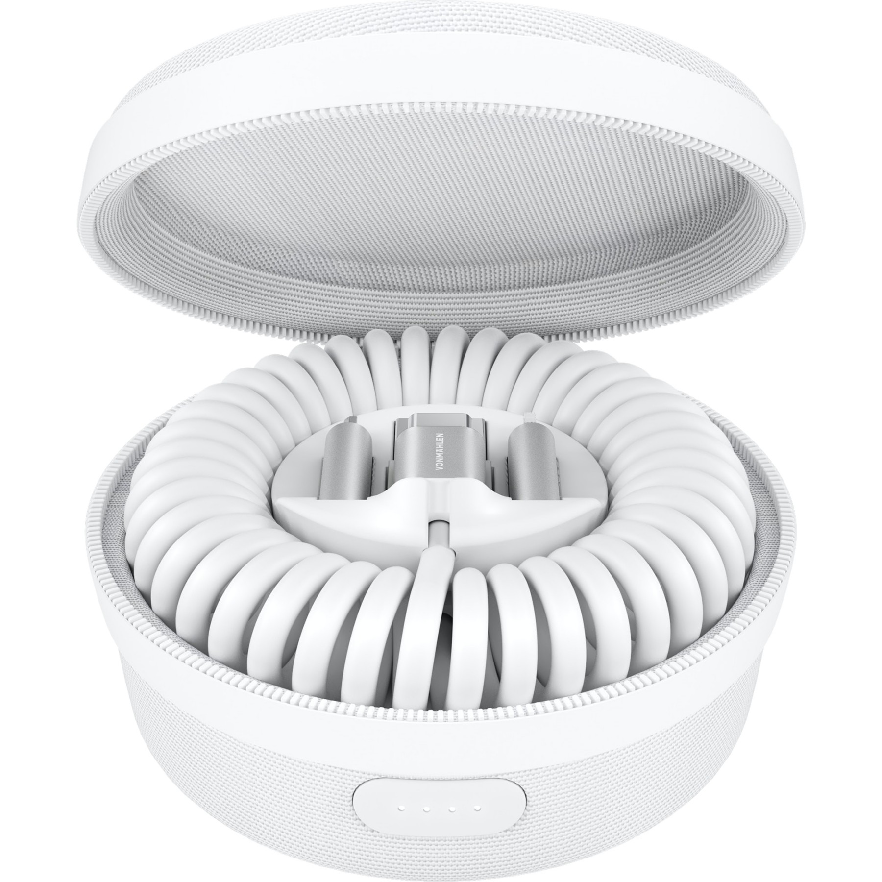 Batterie externe VONMAHLEN allroundo Power + cable trio Blanc