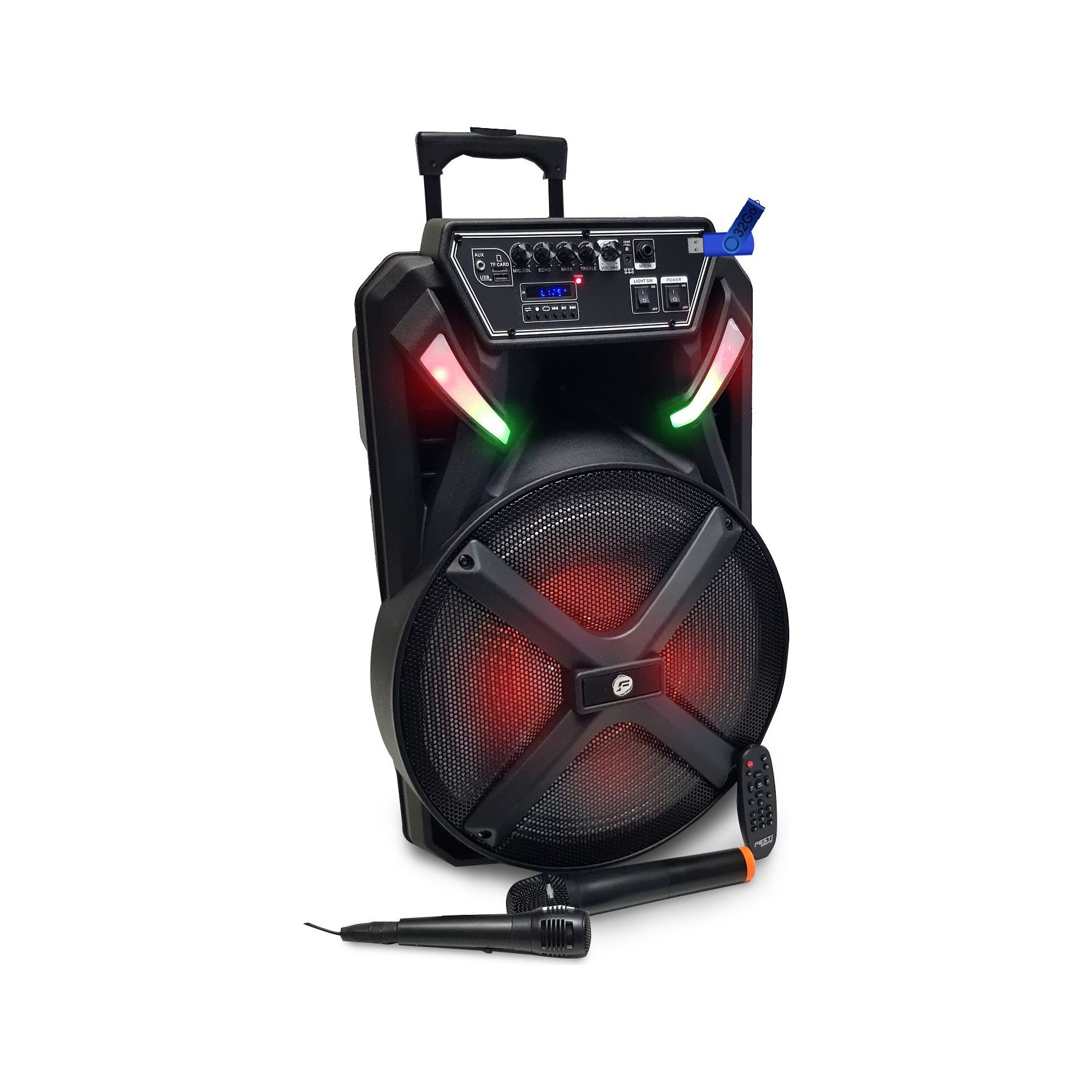 Enceinte sono FESTISOUND Enceinte sur batterie FestiSound FESTI15