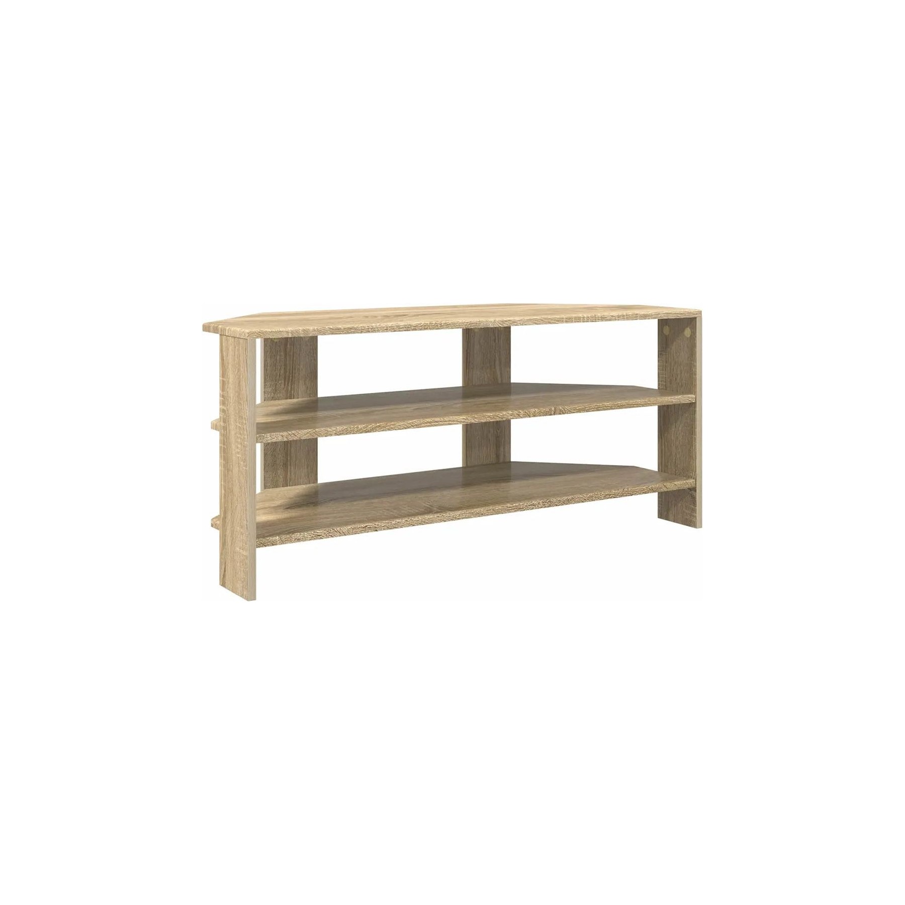 Meuble TV HELLOSHOP26 Meuble tv d'angle moderne avec 2 étagère