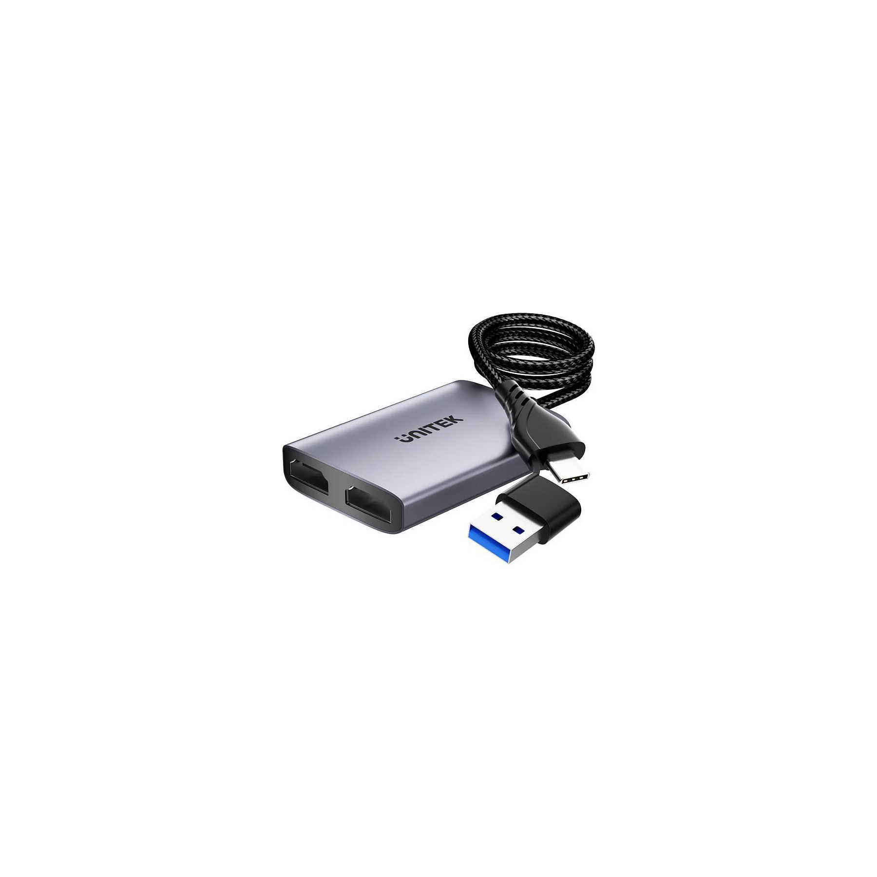 Adaptateur USB C UNITEK Carte écran externe HDMI-USB-C USB-A