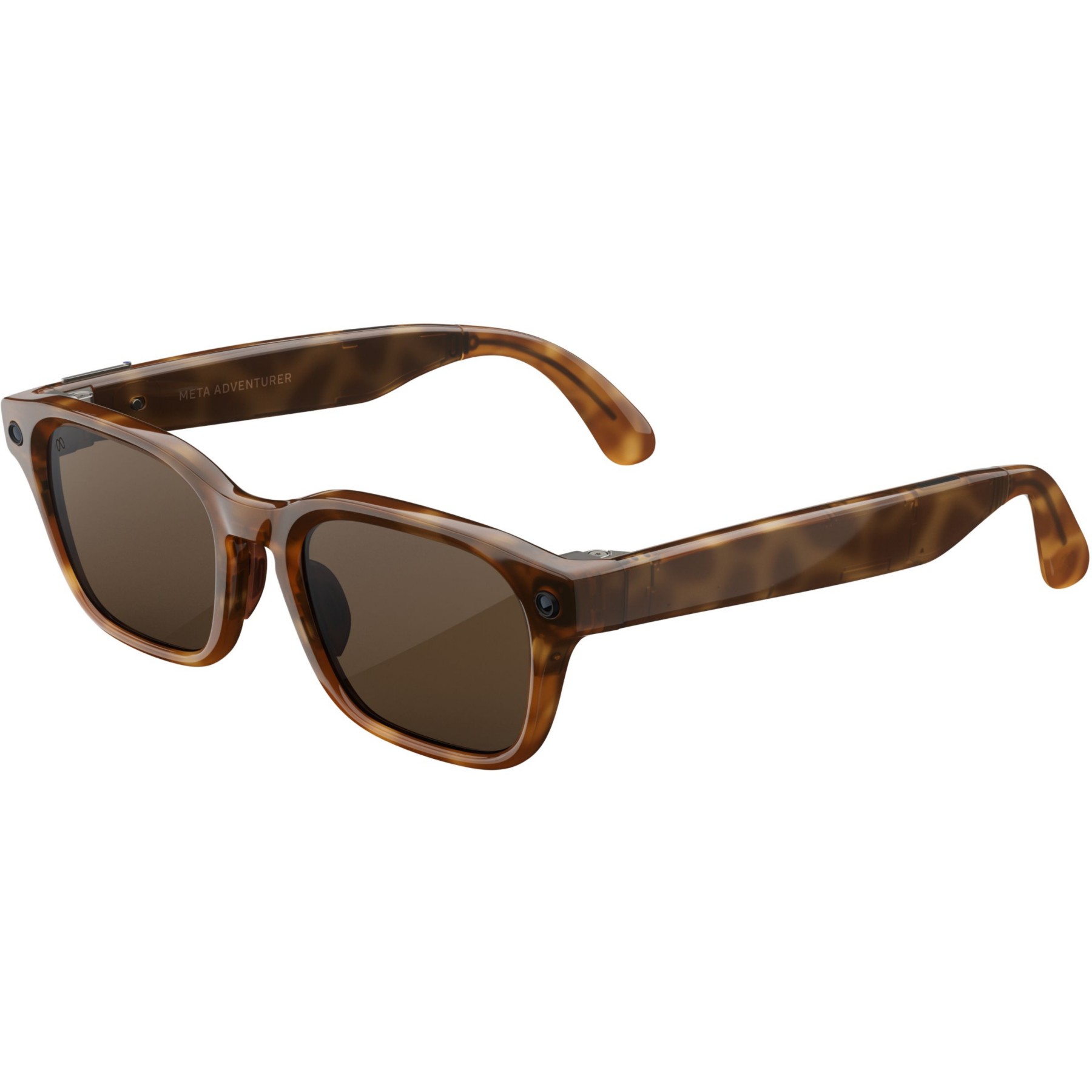 Lunettes connectées META Glasses Adventurer Ecaille verres brun