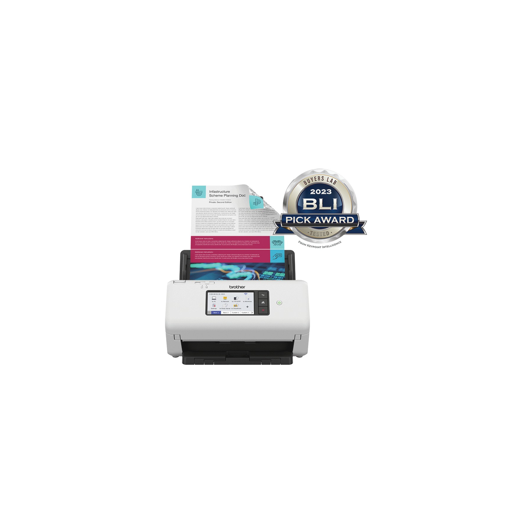 Scanner à défilement BROTHER ADS4700W