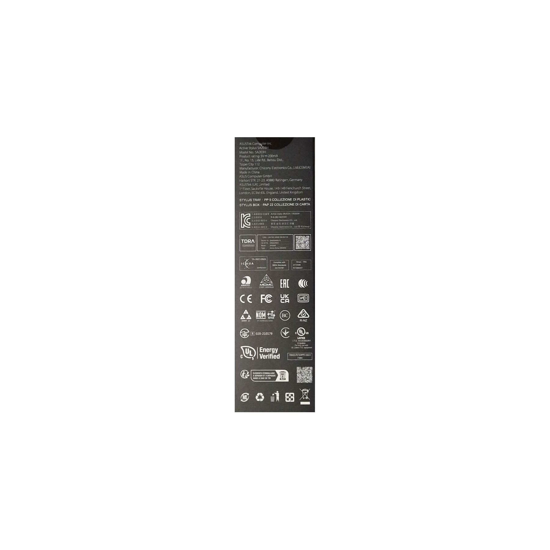 Hub USB C ASUS 90XB07KN-MTO040