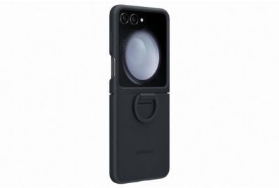 Coque SAMSUNG Z Flip 5 avec anneau sillicone Marine