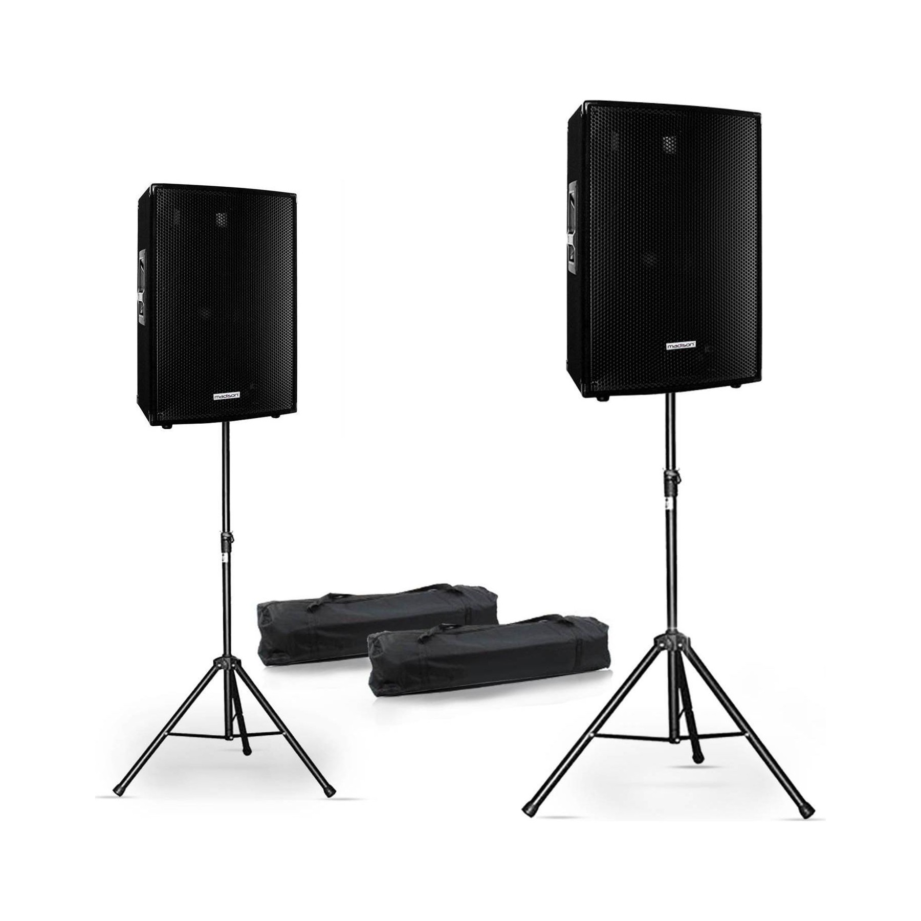 Pack sono BM SONIC Enceintes 2x700W AMP-1000 MKII Pieds+cab