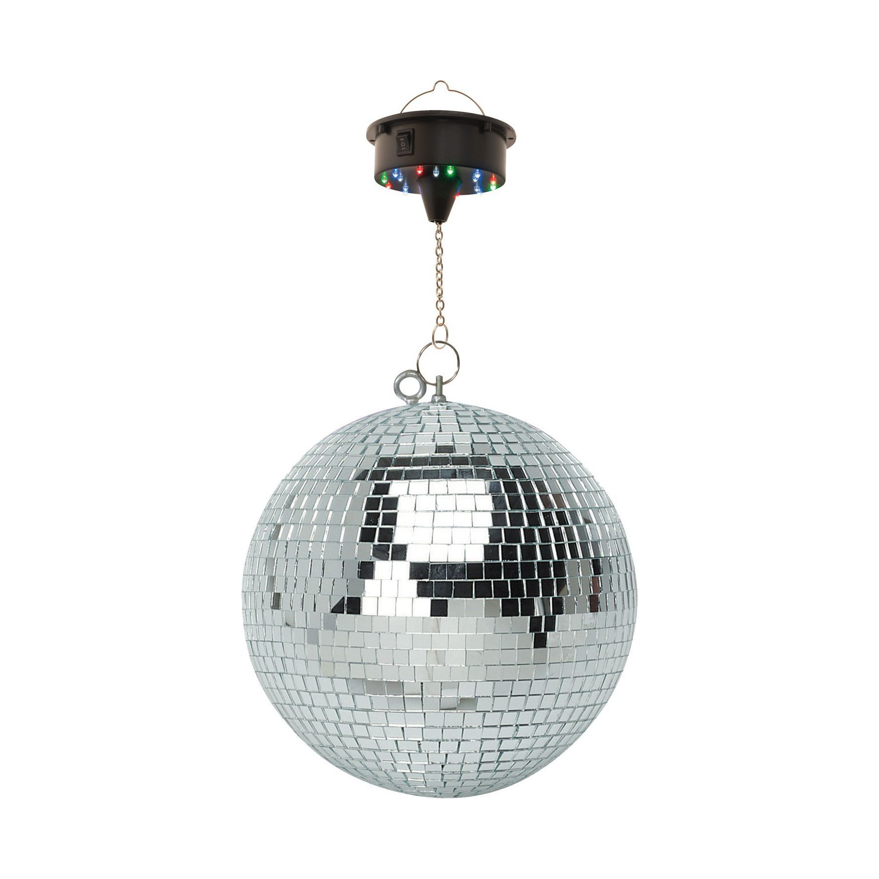 Jeu de lumières FX-LAB Boule à Facettes 50cm + Moteur boule LED