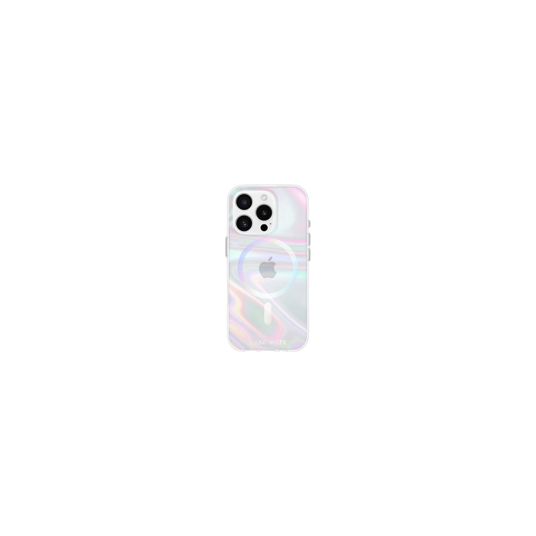 Coque CASE-MATE pour iPhone 16 Pro MagSafe Soap Bubble