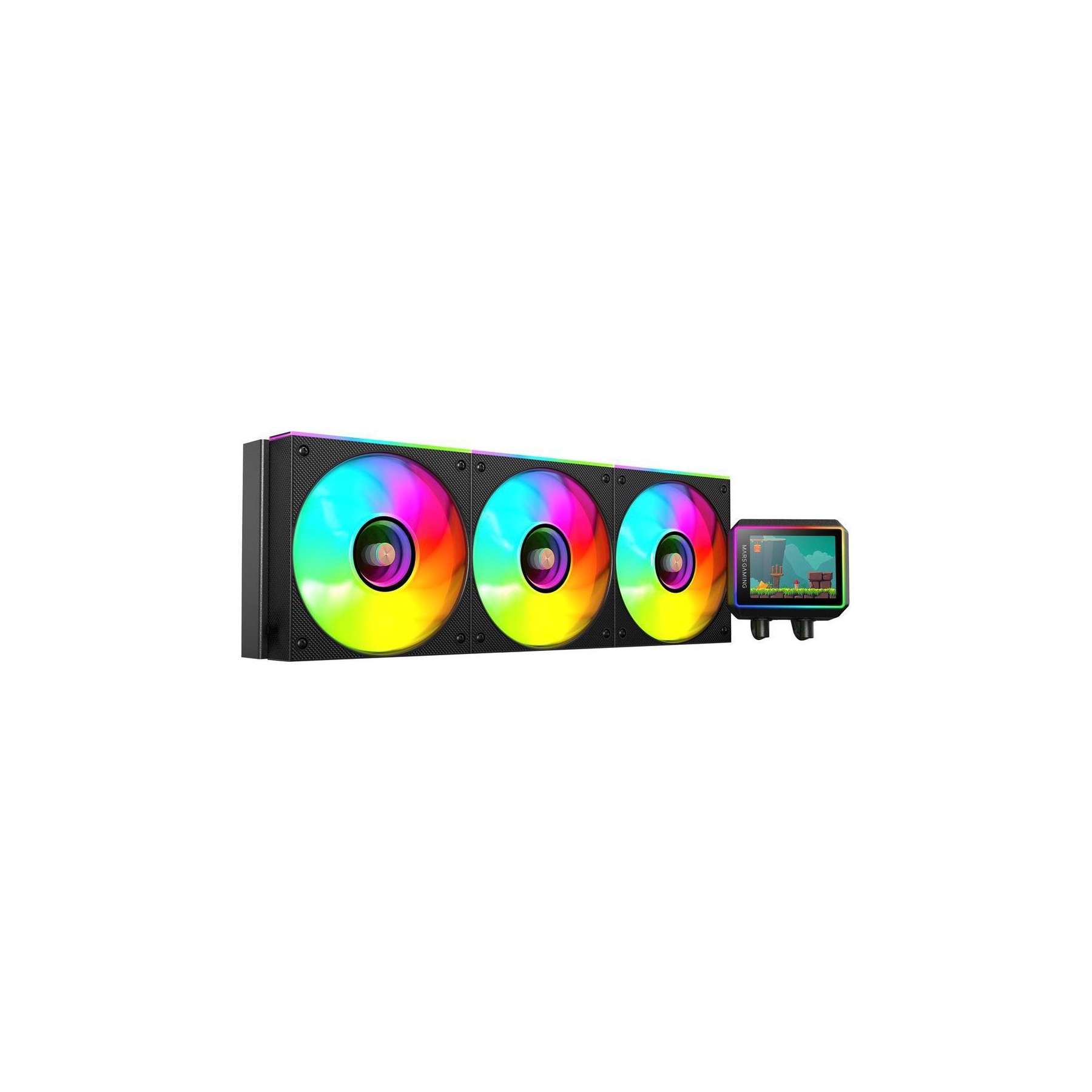 Kit de refroidissement MARS GAMING Vision II - 360 mm Noir