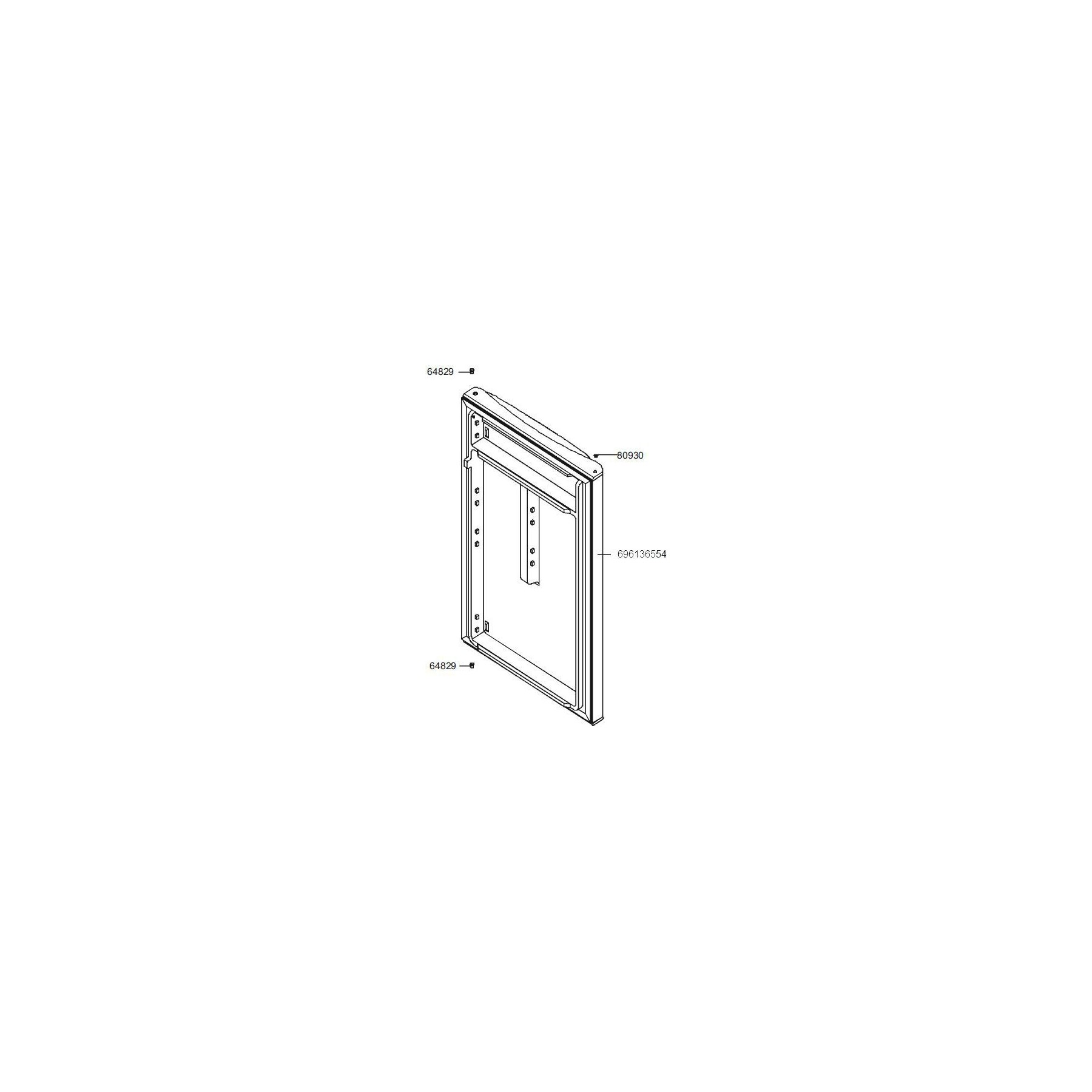 Porte SMEG porte refrigerateur + joint magnetique