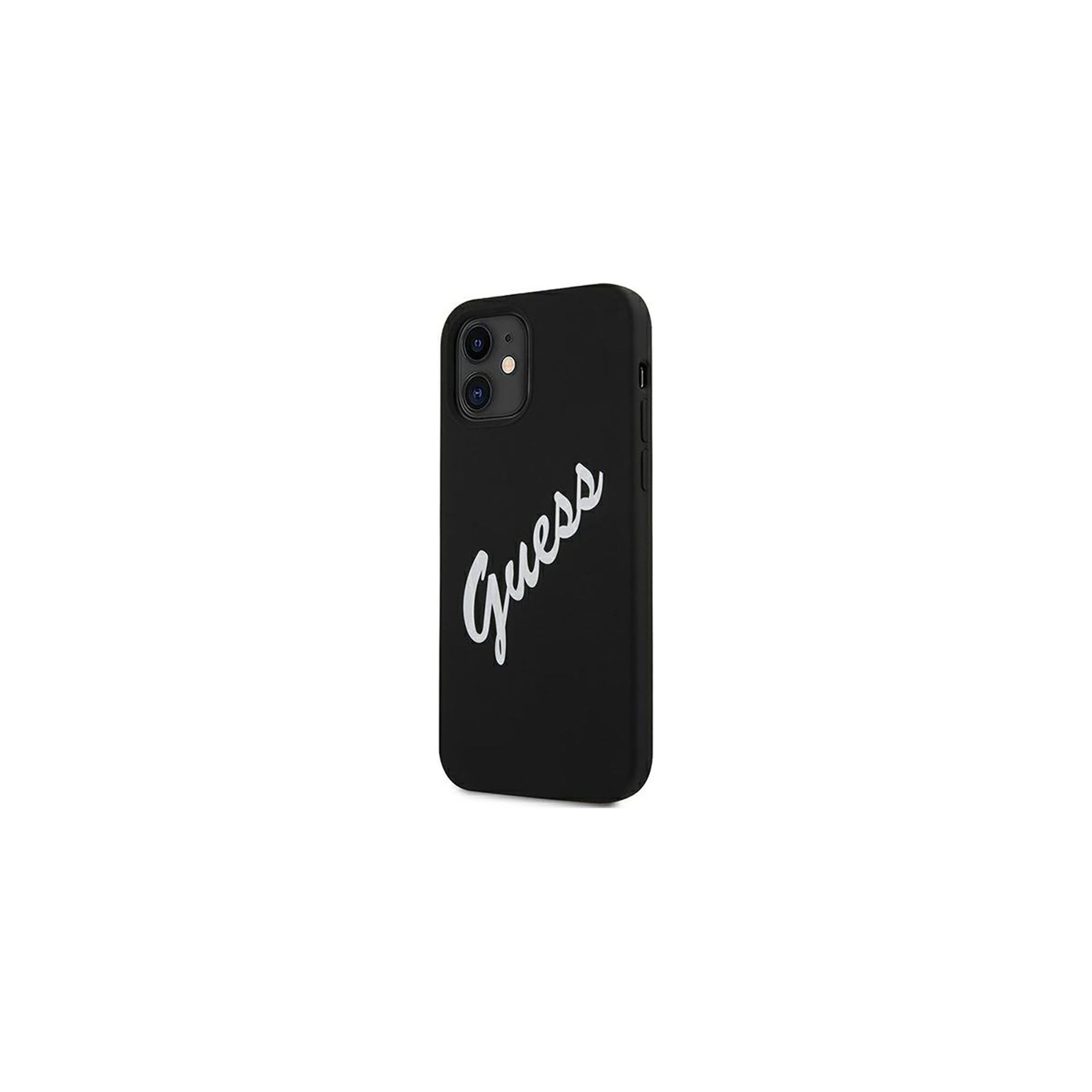 Coque GUESS pour iPhone 12 Mini Silicone Vintage