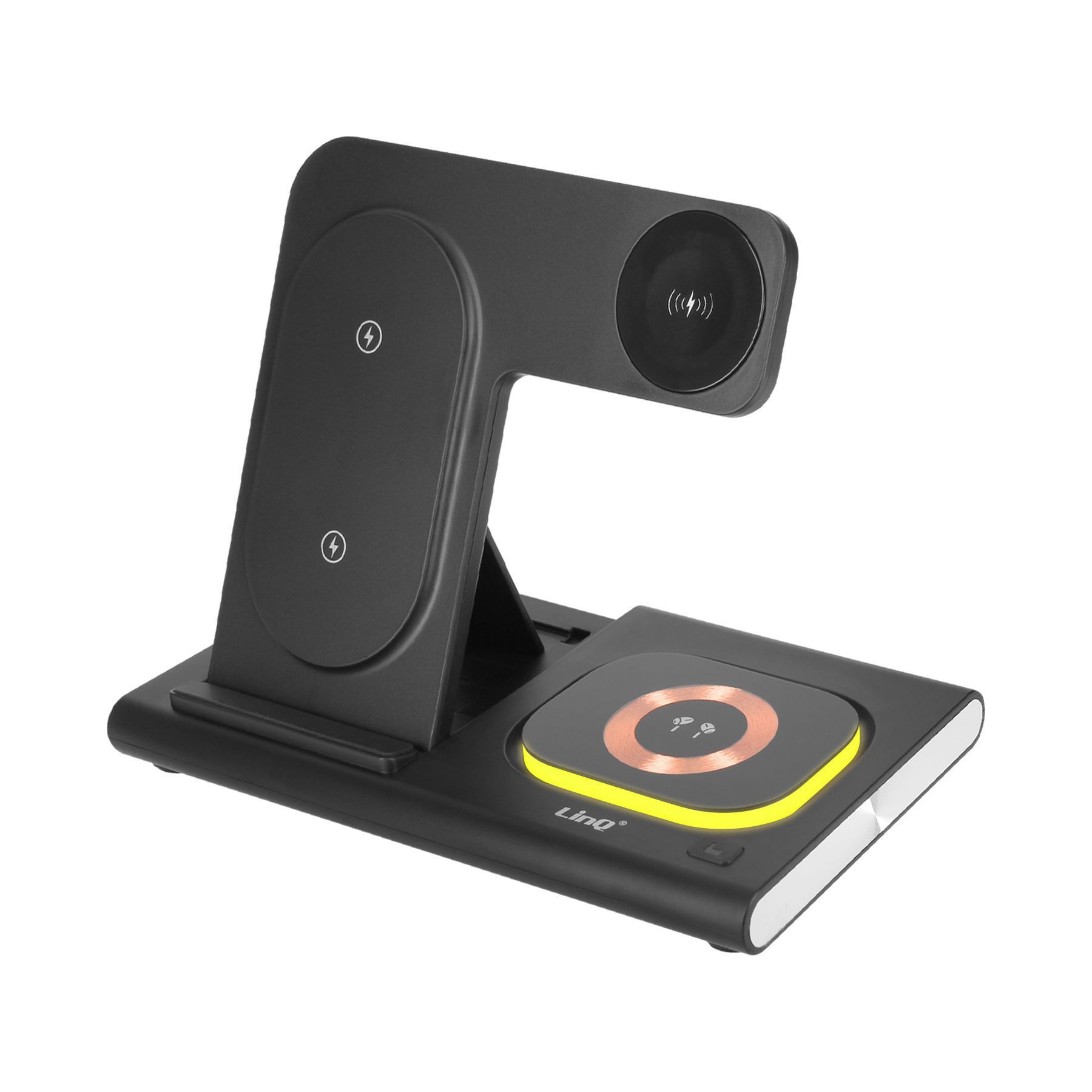 Chargeur induction LINQ LinQ Station de charge 3 en 1 pour iPhon
