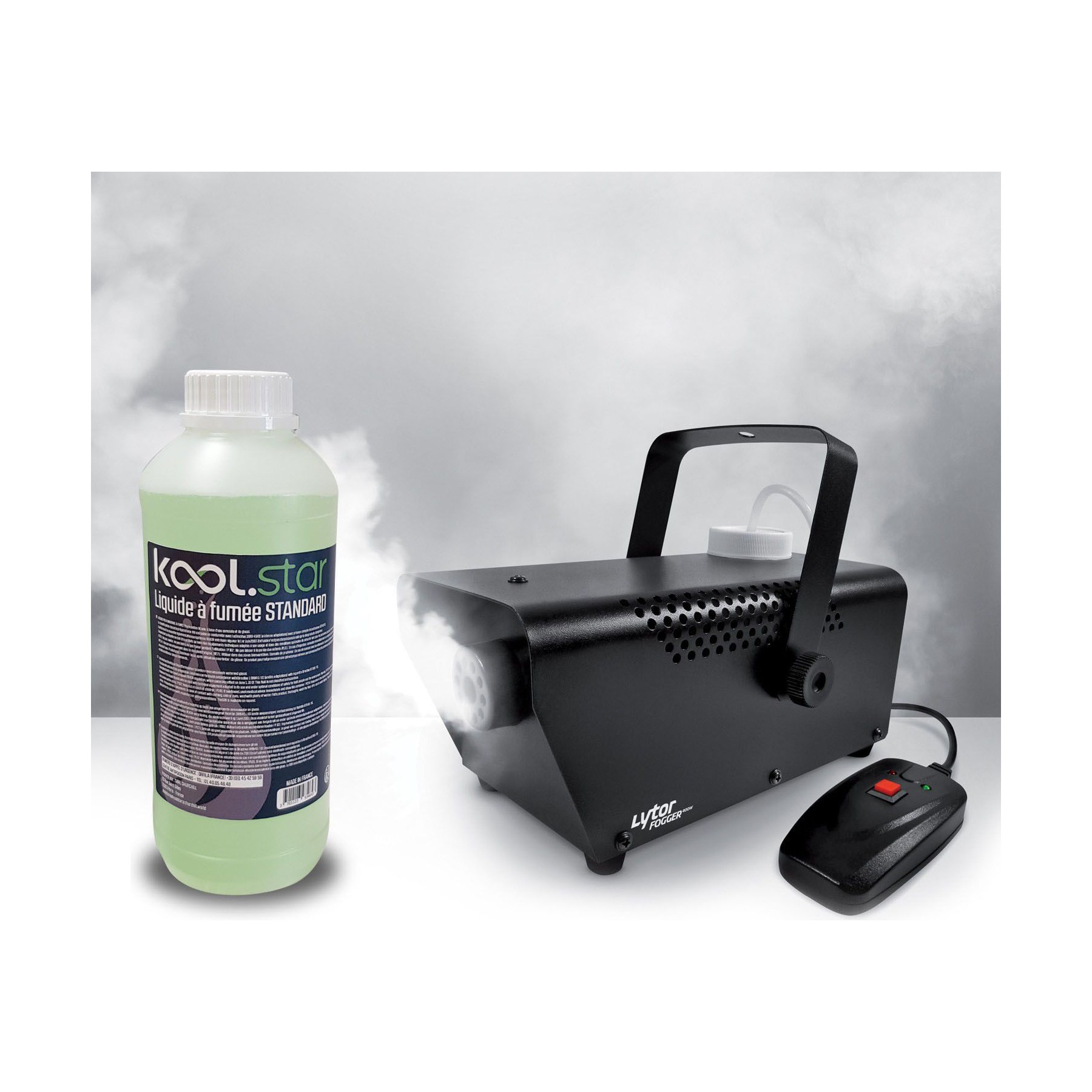 Machine à fumée KOOL.STAR Machine à fumée pocket 400W avec étrier