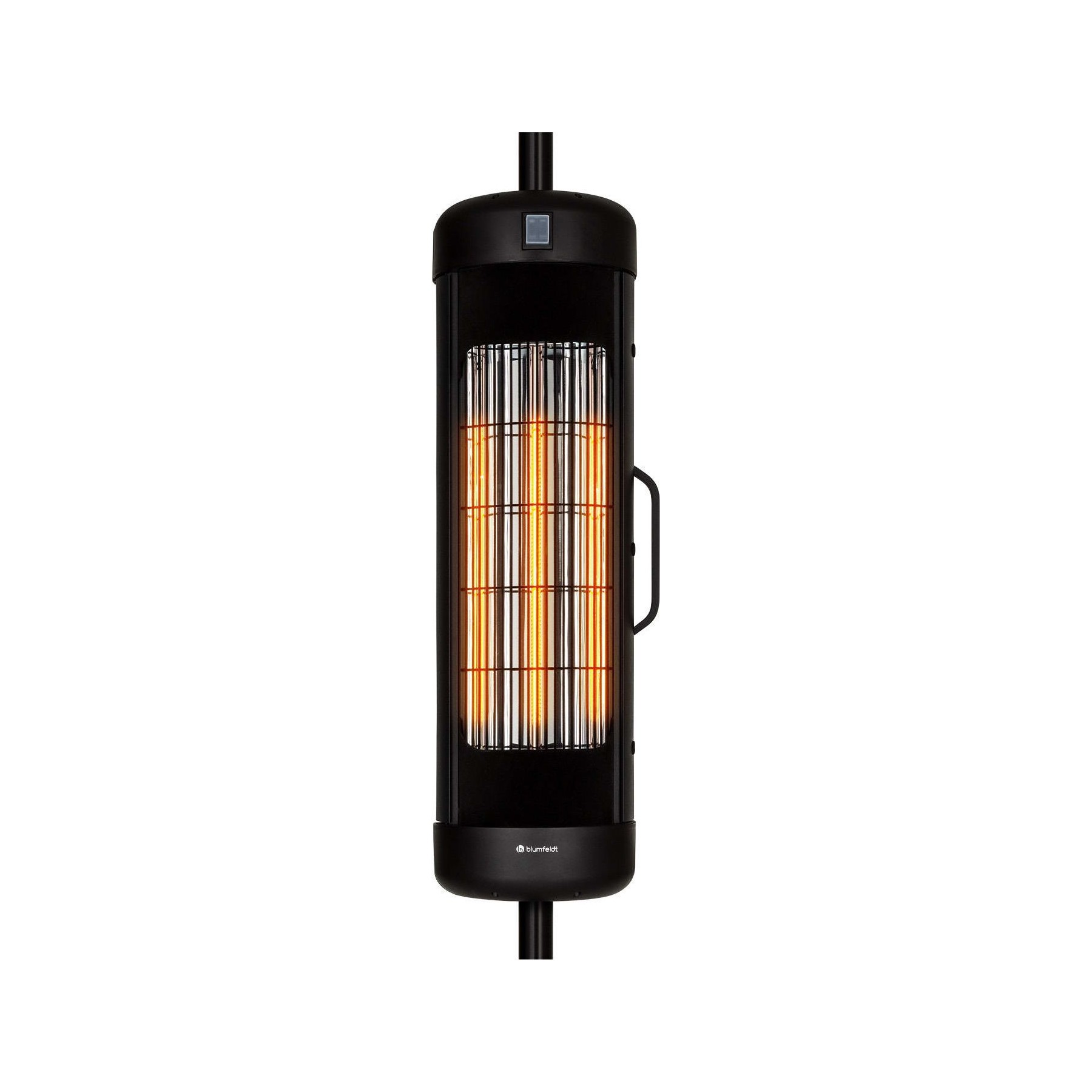 Chauffage infrarouge BLUMFELDT Heat Guru Turbo 2000W IP54 parasol Noir