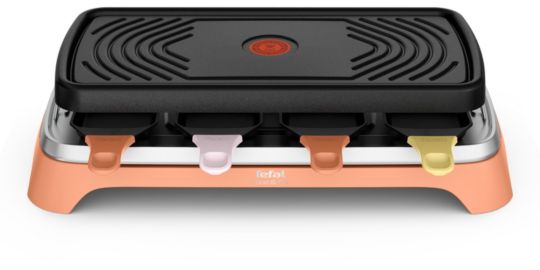 Raclette TEFAL 2 en 1 plancha Food & Co x8 RE651JF0