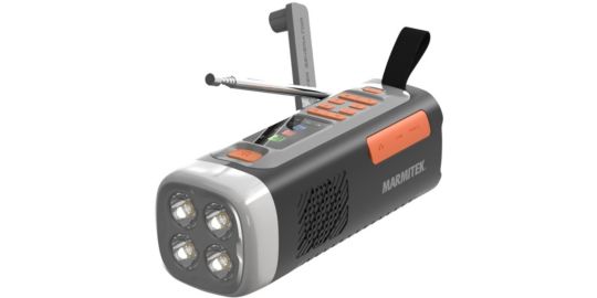 Radio DAB MARMITEK de survie RESQ 200 avec batterie noire