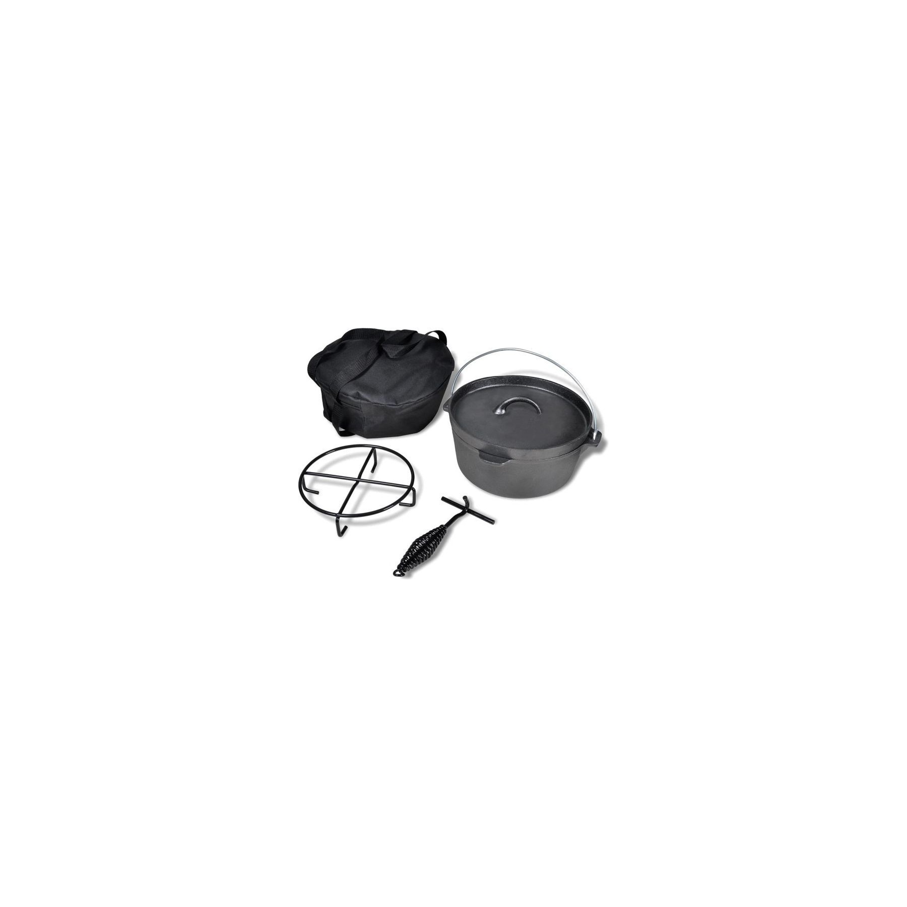 Cocotte VIDAXL Noir